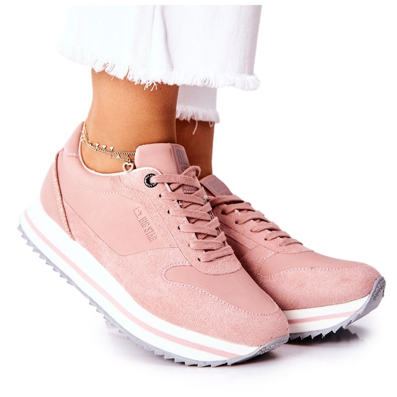 Sportovní obuv Memory Foam Big Star II274218 Nude růžový