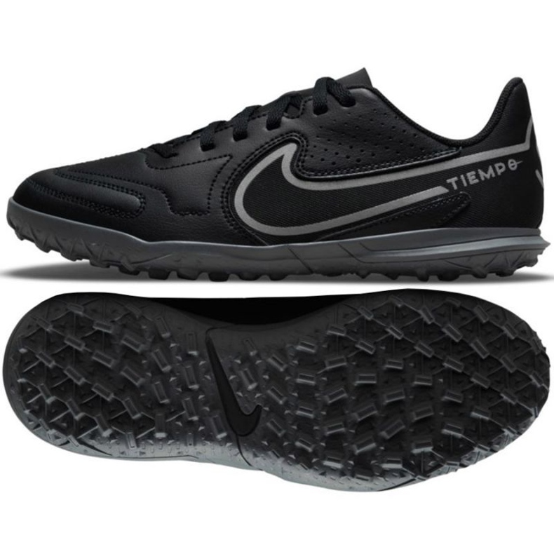 Kopačky Nike Tiempo Legend 9 Club Tf Jr DA1334 004 černá černá