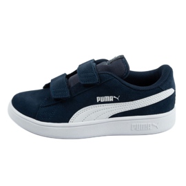 Puma Smash v2 Jr 365177 02 černý námořnická modř