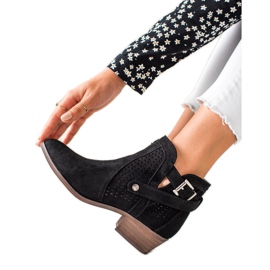 Erynn Prolamované boty černý