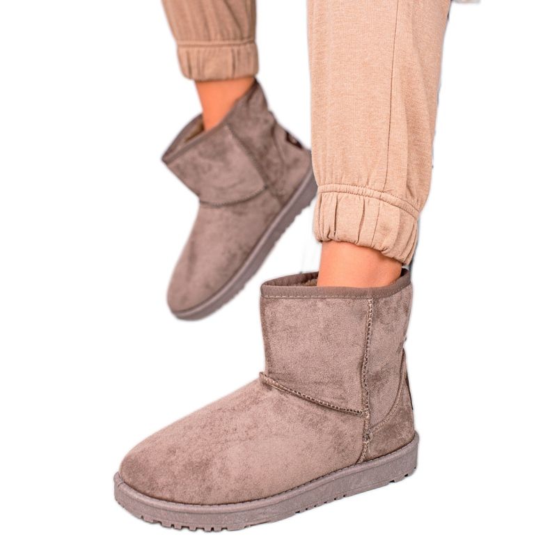 TRENDI Klasický Mukluki hnědý