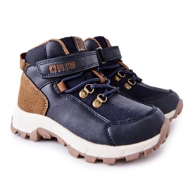 Dětské trekové boty Big Star II374098 Navy Blue námořnická modř