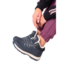 Ax Boxing Teplé trekové boty námořnická modrá Ax Boxing Teplé trekové boty námořnická modrá