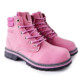 Trapery pro děti Big Star BB374124BS Pink růžový Trapery pro děti Big Star BB374124BS Pink růžový