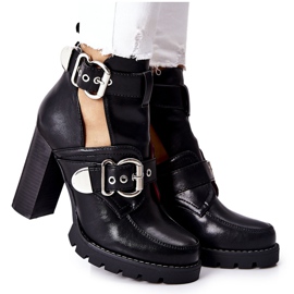 Boty Na Post Black Bramshall Spona černý