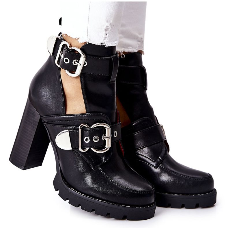 Boty Na Post Black Bramshall Spona černá