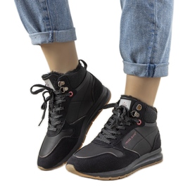 Dámské zimní tenisky Black Cross Jeans Serna černý