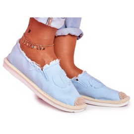 PS1 Dámské modré espadrilky Flaure modrý
