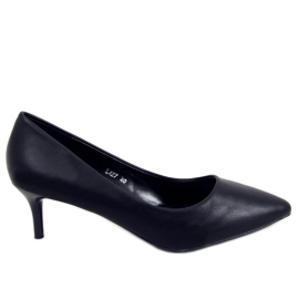 Lodičky na nízkém podpatku Kate Black černý