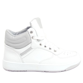 Vysoké tenisky Emma WHITE / GREY bílý Vysoké tenisky Emma WHITE / GREY bílý