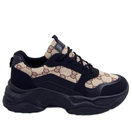 Isla Black Trenéři béžový černý