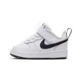 Boty Nike Court Borough Low 2 (TDV) M BQ5453-104 bílý černá Boty Nike Court Borough Low 2 (TDV) M BQ5453-104 bílý černá