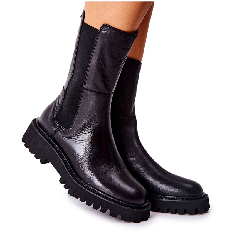 Vysoká bota Jodhpur Big Star II274416 černá