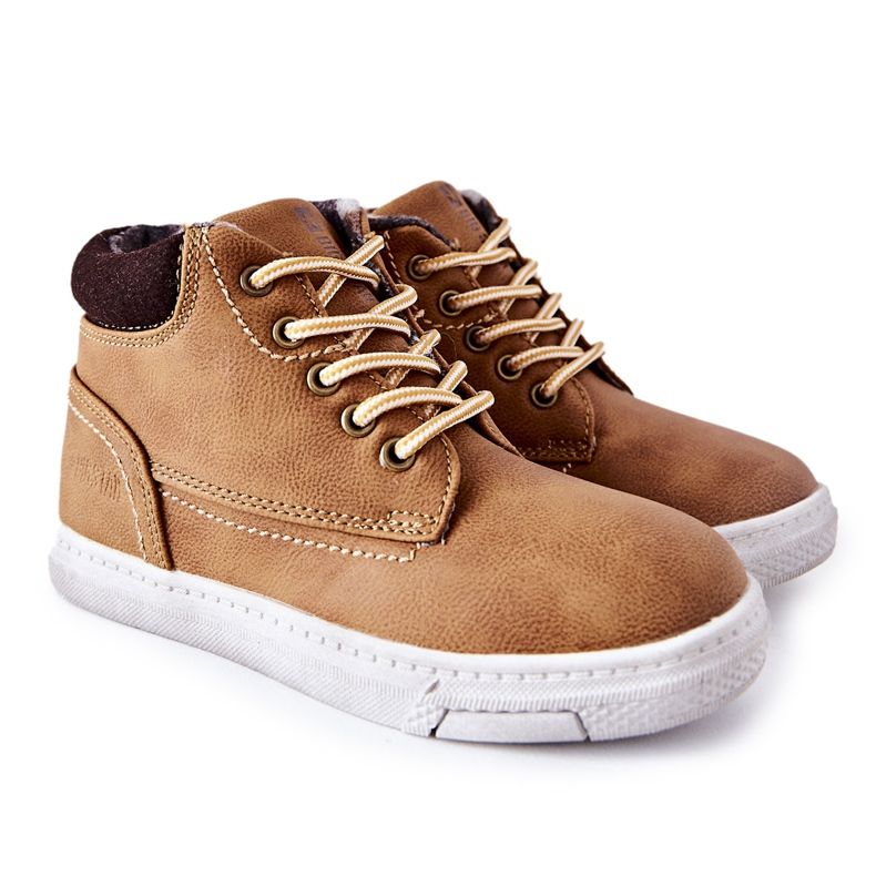 Dětská zateplená sportovní obuv Big Star BB374131BS Camel hnědý