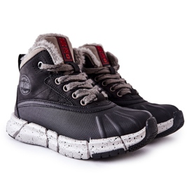 Dětské zateplené kozačky Big Star II374074 Black černý