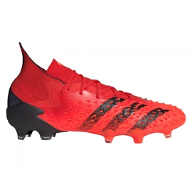 Kopačky Adidas Predator Freak.1 Fg M FY6256 červený červený