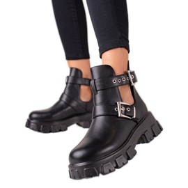 Bestelle Pracovníci s řezem a sponami černý