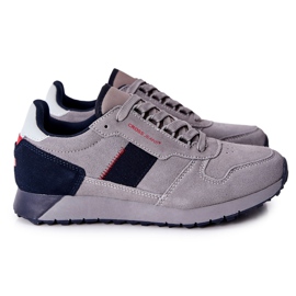 Pánské sportovní boty Cross Jeans Grey II1R4008C šedá Pánské sportovní boty Cross Jeans Grey II1R4008C šedá