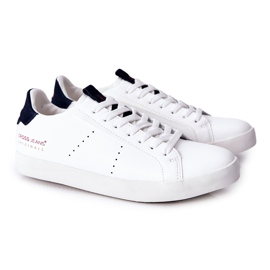 Pánské tenisky Cross Jeans White II1R4012C bílý Pánské tenisky Cross Jeans White II1R4012C bílý