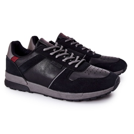 Pánské sportovní boty Memory Foam Big Star Black II174084 černá Pánské sportovní boty Memory Foam Big Star Black II174084 černá