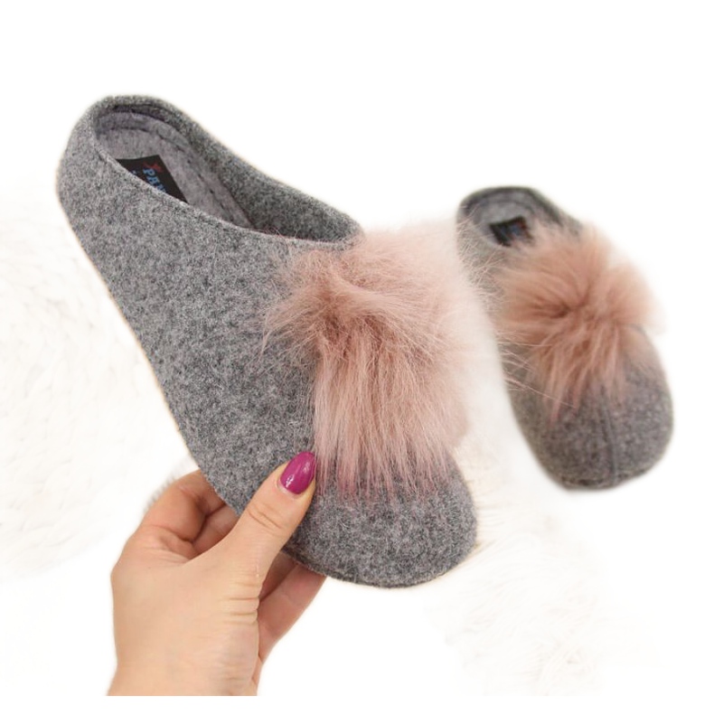 Pantofle Panto Fino W INT1626B šedá