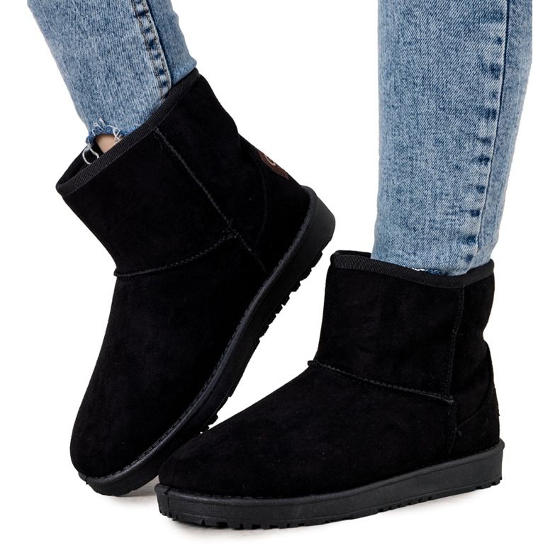 BM Černé dámské sněhové boty od Nanna černá