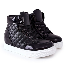 PH1 Dětské černé tenisky Lizzie černý