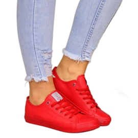 BM Cross Jeans W DD2R4032 červené boty červený