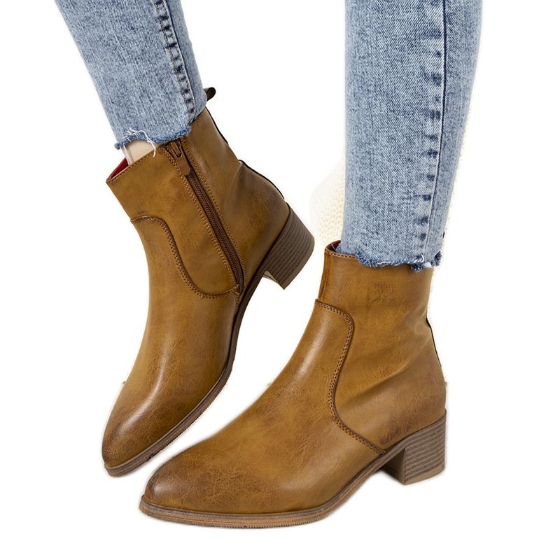 Dámské velbloudí boty, kovbojské boty Hortense hnědý