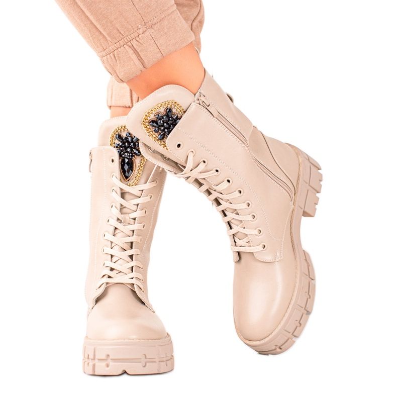 Seastar Vysokí dělníci s krystaly béžový Seastar Vysokí dělníci s krystaly béžový