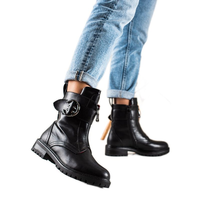 Erynn Černí dělníci se sponou černá Erynn Černí dělníci se sponou černá