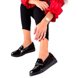 Filippo Pohodlné kožené boty černý