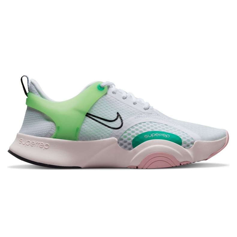 Tréninkové boty Nike SuperRep Go 2 W CZ0612-136 bílý zelená Tréninkové boty Nike SuperRep Go 2 W CZ0612-136 bílý zelená