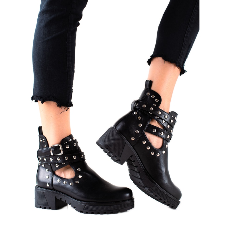 Bestelle Módní dělníci s kamínky černá