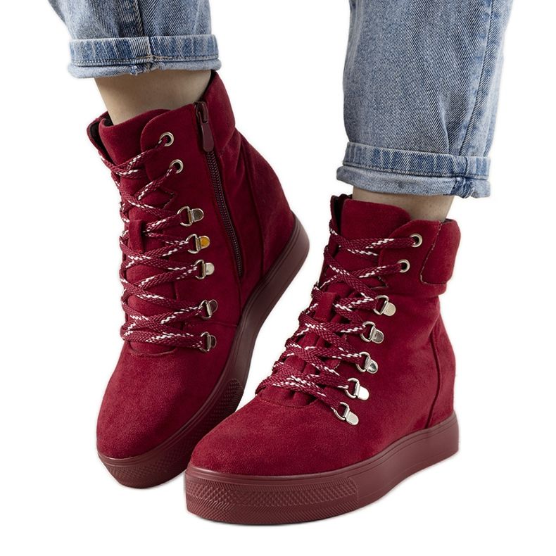 Zimní tenisky Carmona bordó