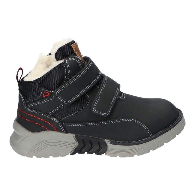 American Club XD18 / 21 Černá zateplená sportovní obuv s kožešinou