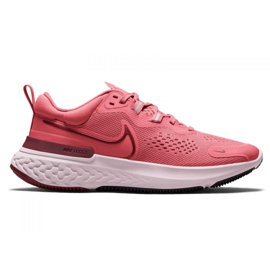 Běžecká obuv Nike React Miler 2 W CW7136-600 červené vícebarevný Běžecká obuv Nike React Miler 2 W CW7136-600 červené vícebarevný