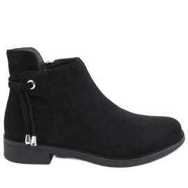 BM Černé dámské ploché boty MR-10 Black černý