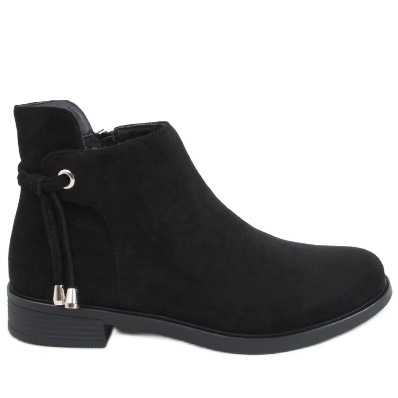 BM Černé dámské ploché boty MR-10 Black černá