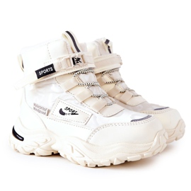 PJ2 Teplé sněhové boty Boty Světle béžová Erila béžový