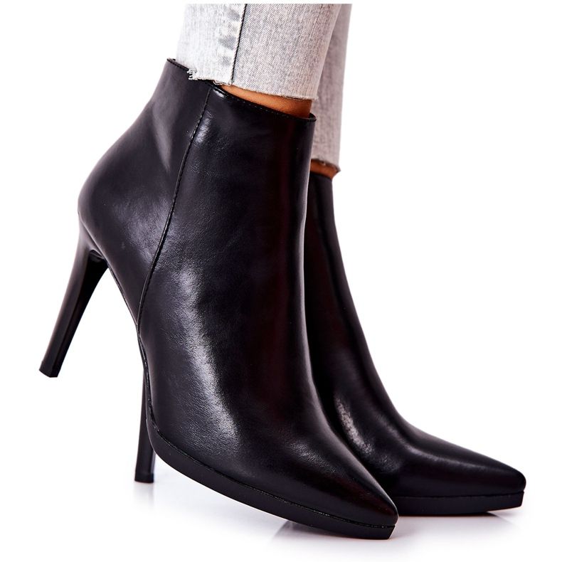 Dámské boty na vysokém podpatku Sergio Leone BT501 černá