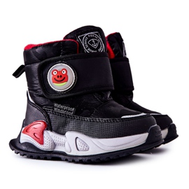 PJ2 Dětské sněhule Boty Boty Black Frenzie černá