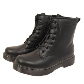 Černé zateplené boty Big Star W II274105 černý