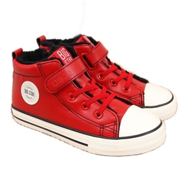 Tenisky Big Star Jr GG374034 červené izolované hnědý červený