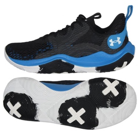 Basketbalové boty Under Armour Spawn 3 M 3023 738 003 černý černý