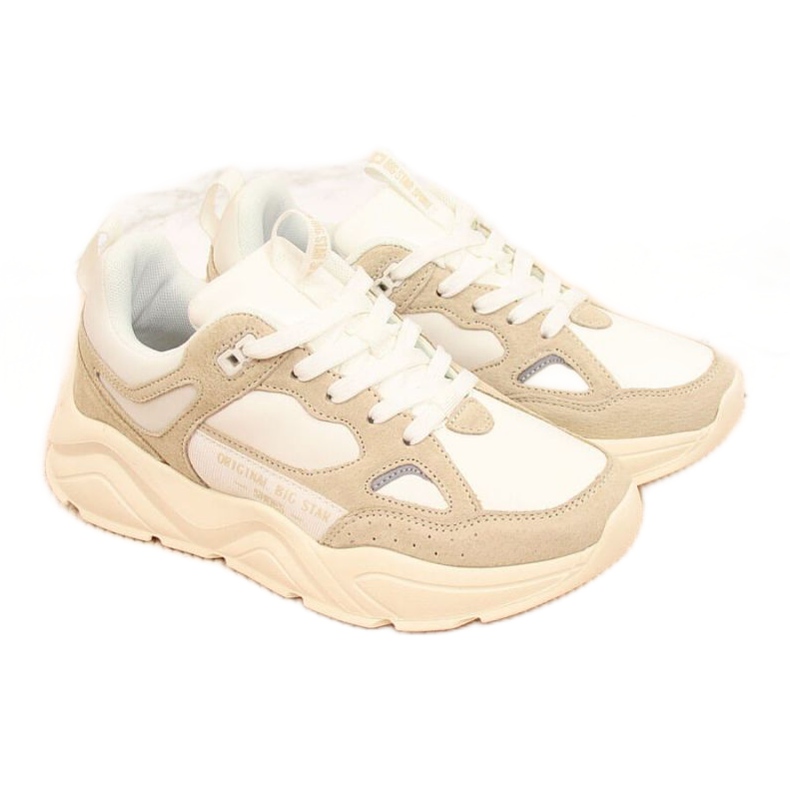 Tenisky na platformě Big Star W GG274657 bílé bílý