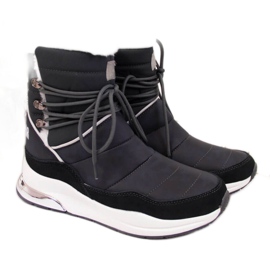 Šedé izolované sněhové boty Big Star W II274281 šedá