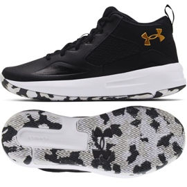 Basketbalové boty Under Armour Lockdown 5 M 3023949 003 černá černá