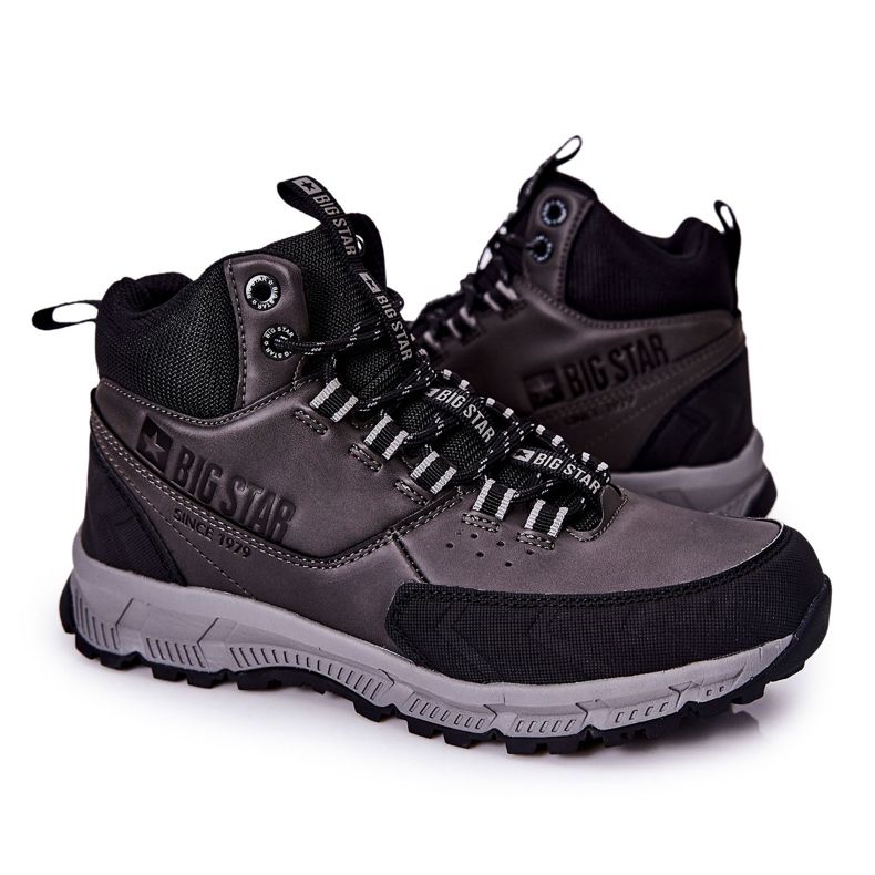 Vysoké sportovní boty Big Star II174176 Black černá