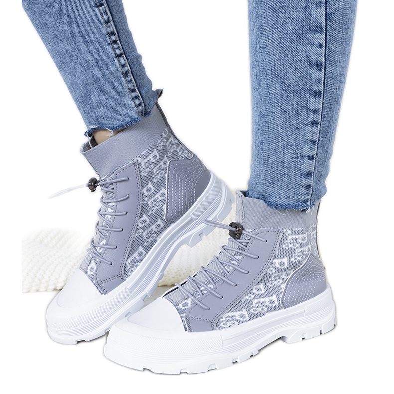 Šedé dámské tenisky Marois šedá